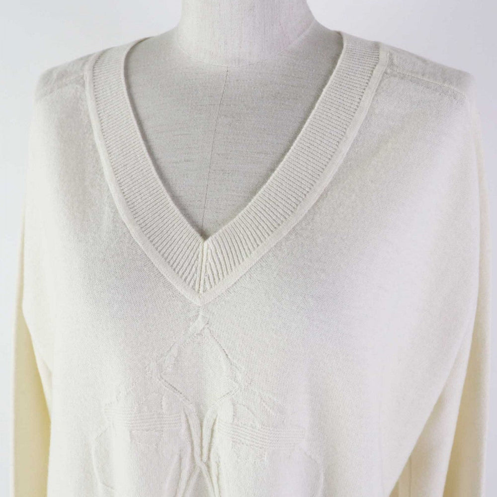 HERMES one piece Outer: 70% wool, Outer: 30% cashmere, Part: 63% wool, Part: 27% cashmere, Part: 10% nylon Ivory BRIDES de GALA Ceremony Bridle Women 36 Used Authentic