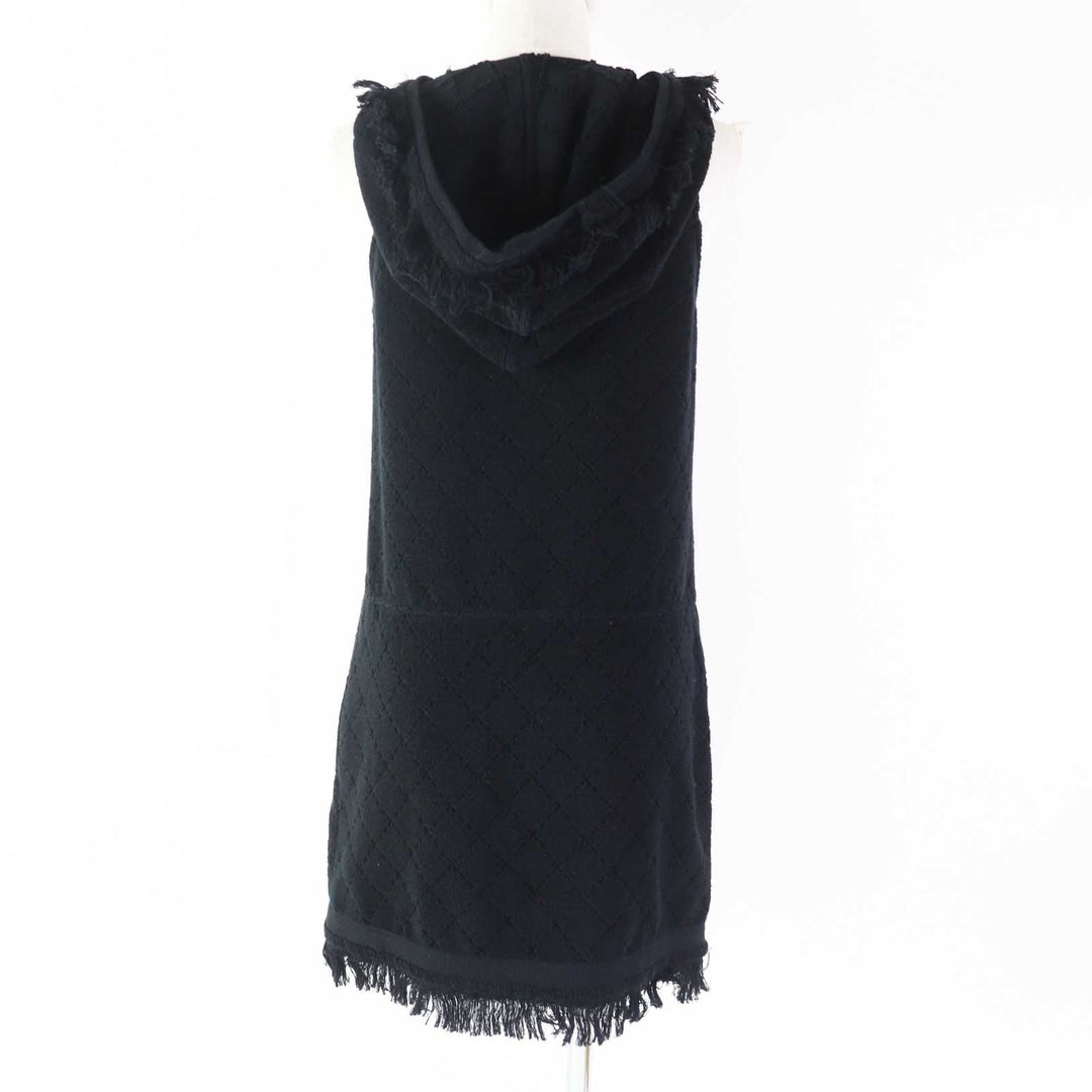 CHANEL one piece 15P P51319 Outer material: 100% cotton black Women 34 Used Authentic