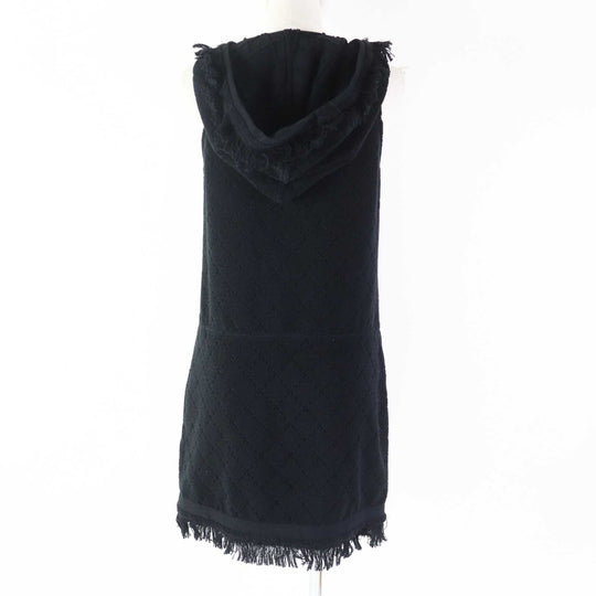 CHANEL one piece 15P P51319 Outer material: 100% cotton black Women 34 Used Authentic