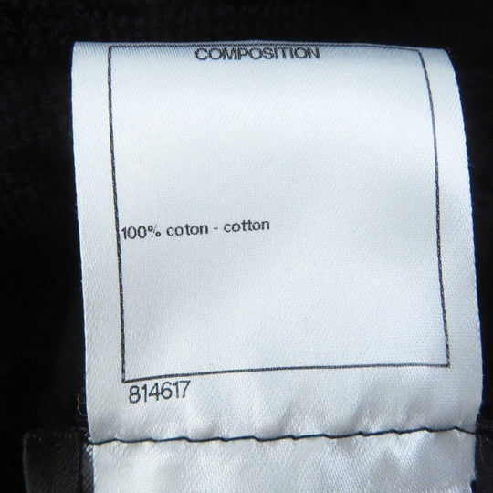 CHANEL one piece 15P P51319 Outer material: 100% cotton black Women 34 Used Authentic