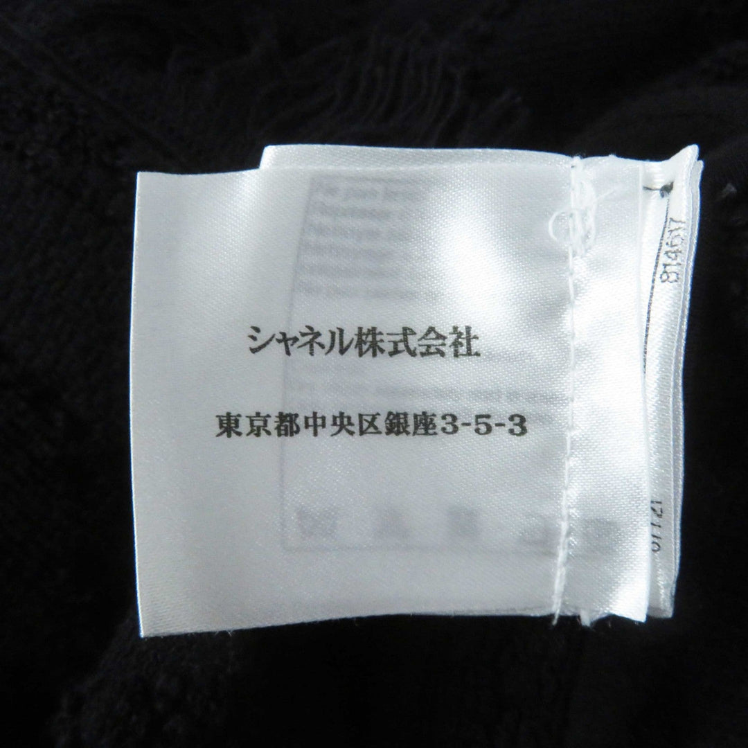 CHANEL one piece 15P P51319 Outer material: 100% cotton black Women 34 Used Authentic