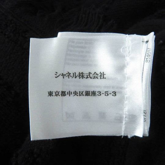 CHANEL one piece 15P P51319 Outer material: 100% cotton black Women 34 Used Authentic