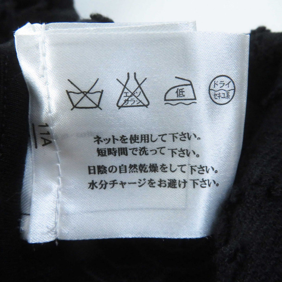 CHANEL one piece 15P P51319 Outer material: 100% cotton black Women 34 Used Authentic
