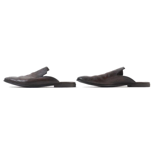 Berluti Sandals Main: Leather Dark brown Cyrus Oman Calligraphy mens 8 Used Authentic