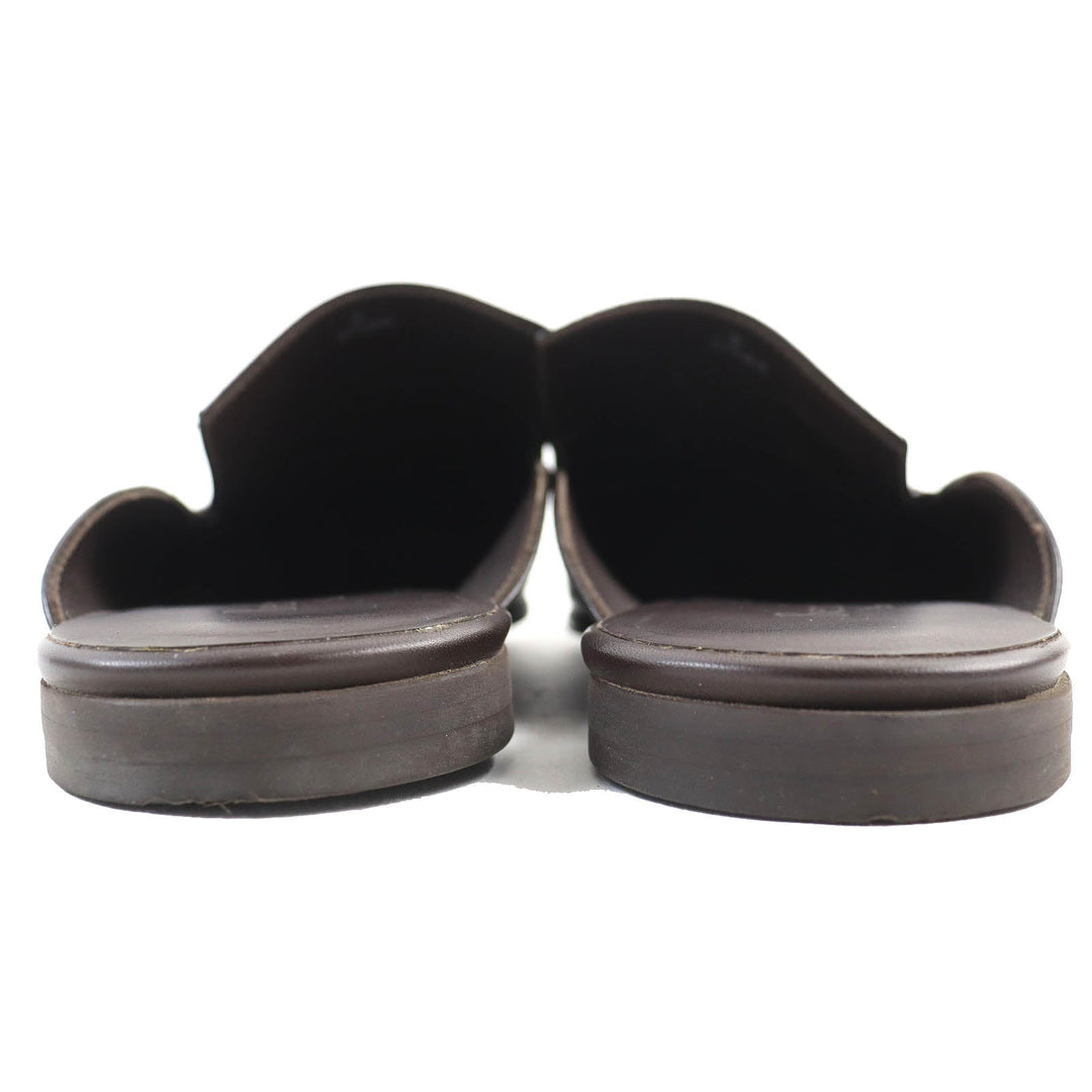 Berluti Sandals Main: Leather Dark brown Cyrus Oman Calligraphy mens 8 Used Authentic