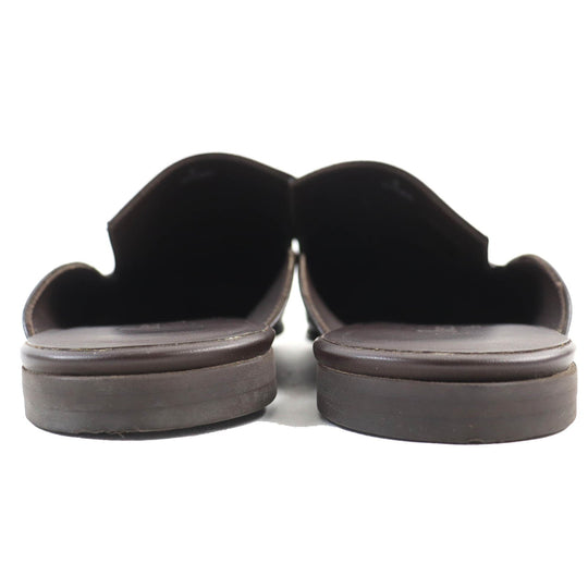 Berluti Sandals Main: Leather Dark brown Cyrus Oman Calligraphy mens 8 Used Authentic