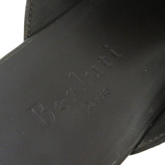 Berluti Sandals Main: Leather Dark brown Cyrus Oman Calligraphy mens 8 Used Authentic