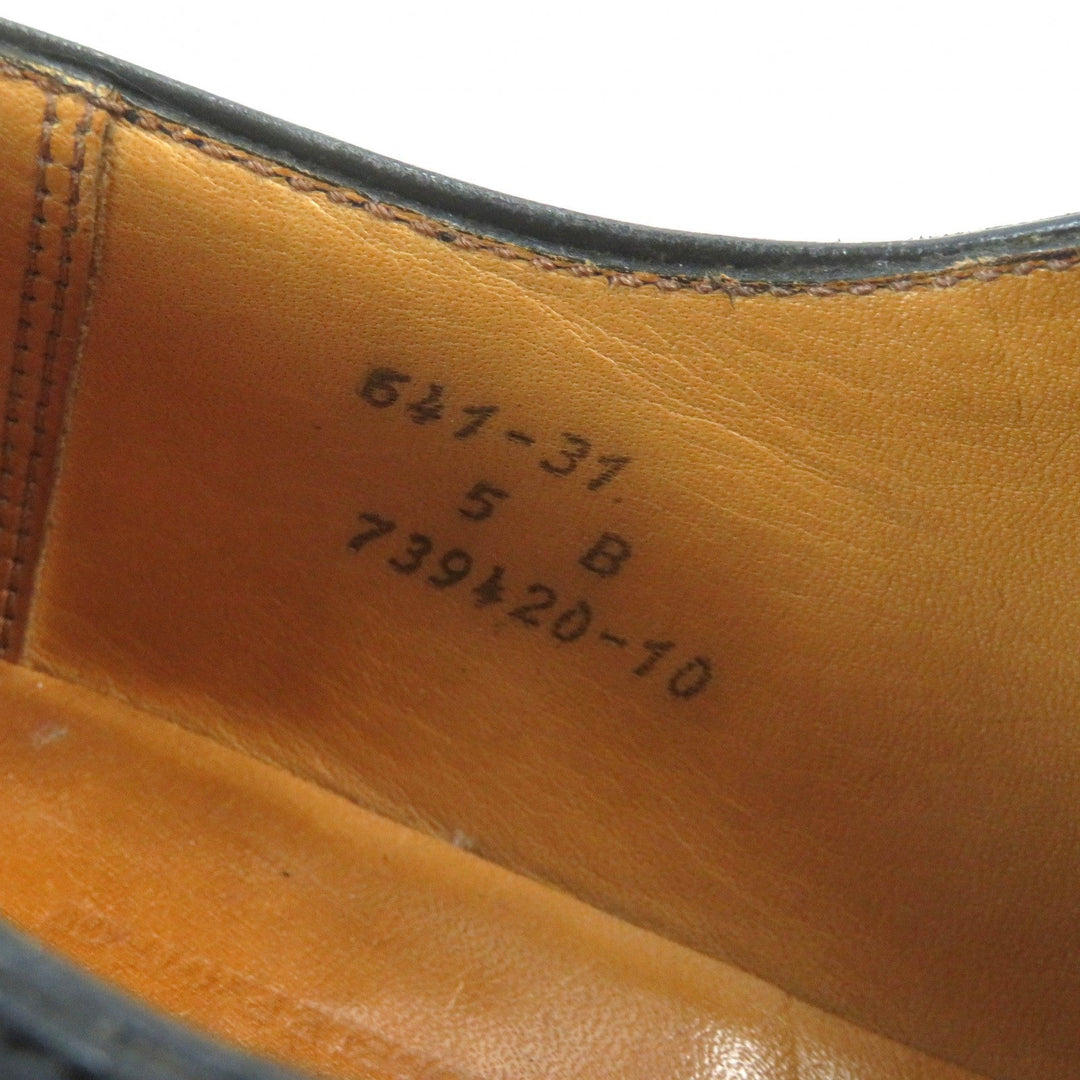 J.M WESTON Leather shoes Main: Leather black 31 Last 641 DERBY GOLF SHOES Derby Golf mens 5 Used Authentic