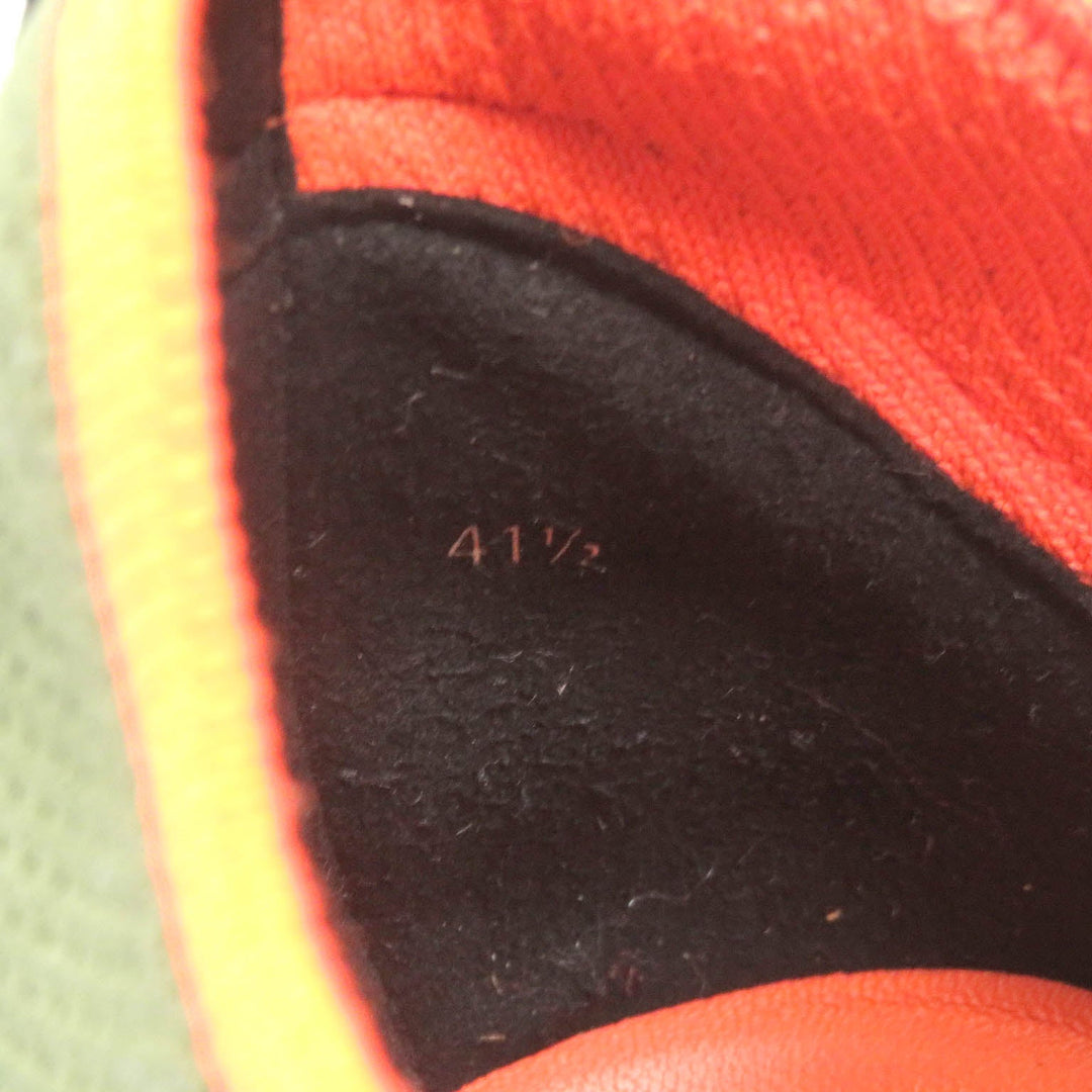 HERMES Low cut sneakers leather Khaki type Depart 41 1/2