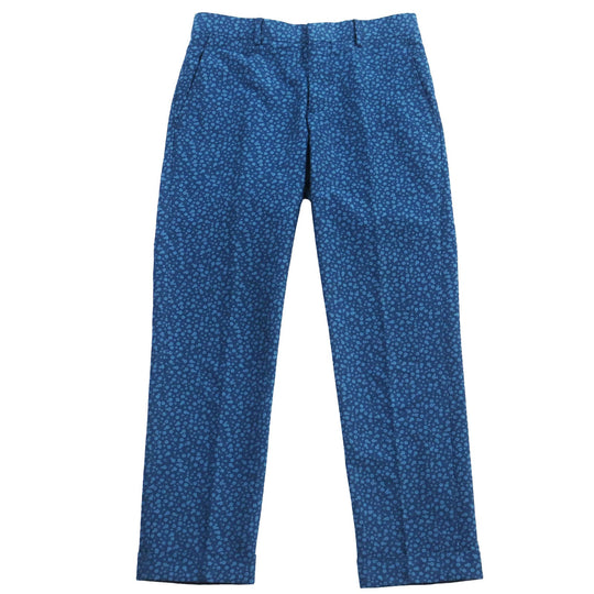 HERMES slacks Outer: 100% cotton, Lining: 100% cotton blue mens 38 Used Authentic