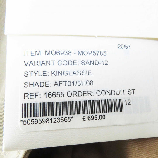 Mackintosh Stainless collar coat MO6938 Main: 100% cotton, lining: 100% cupra beige Women 12 Used Authentic