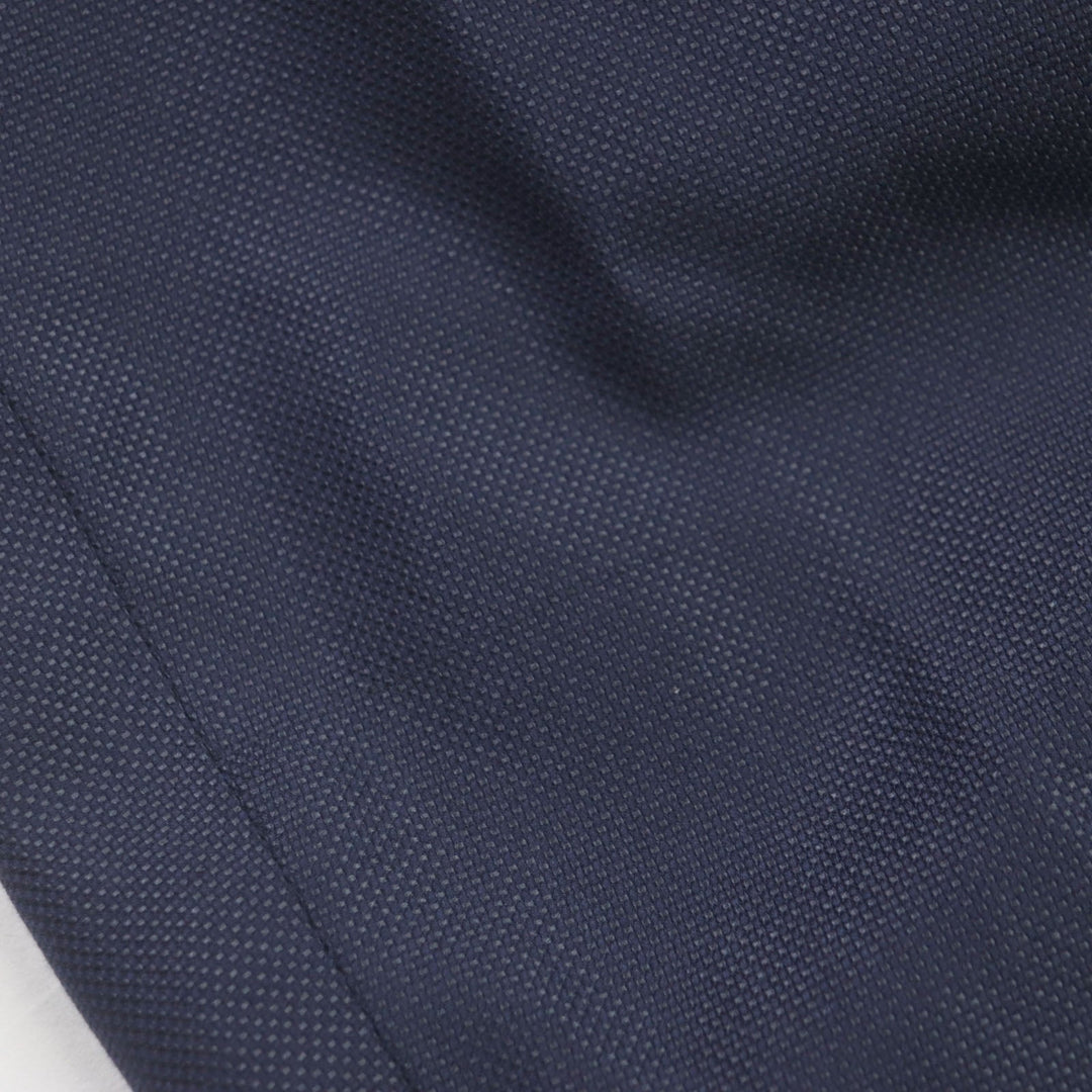 Ermenegildo Zegna tailored jacket Outer: 79% wool, Outer: 21% silk, Lining: 55% rayon, Lining: 45% cupra Navy mens 58 Used Authentic