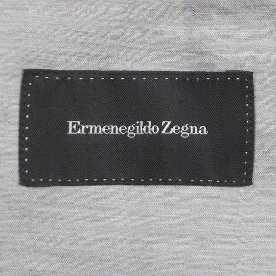 Ermenegildo Zegna tailored jacket Outer: 79% wool, Outer: 21% silk, Lining: 55% rayon, Lining: 45% cupra Navy mens 58 Used Authentic