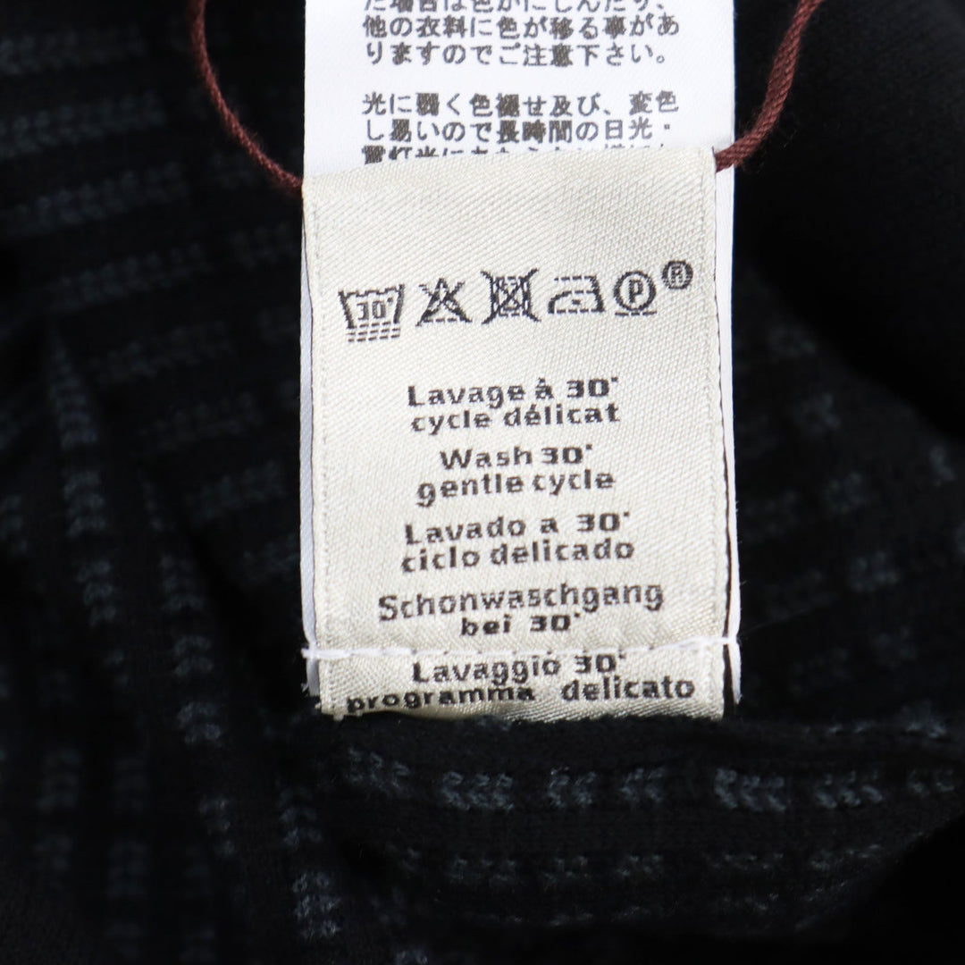 HERMES Short sleeve T-shirt Main: 100% cotton Black Grey mens XS Used Authentic