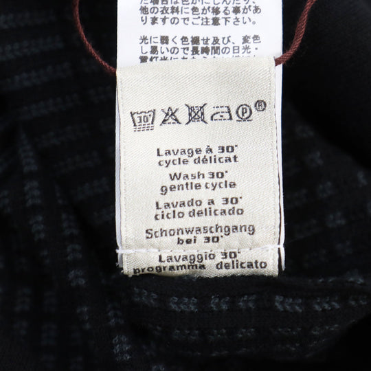 HERMES Short sleeve T-shirt Main: 100% cotton Black Grey mens XS Used Authentic