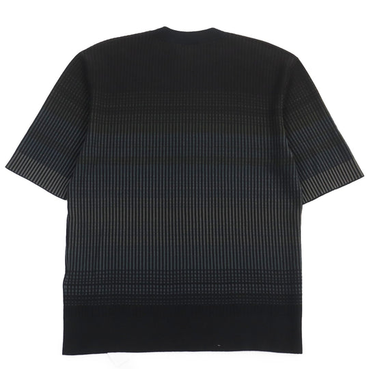 HERMES Short sleeve T-shirt Main: 100% cotton Black Grey mens XS Used Authentic