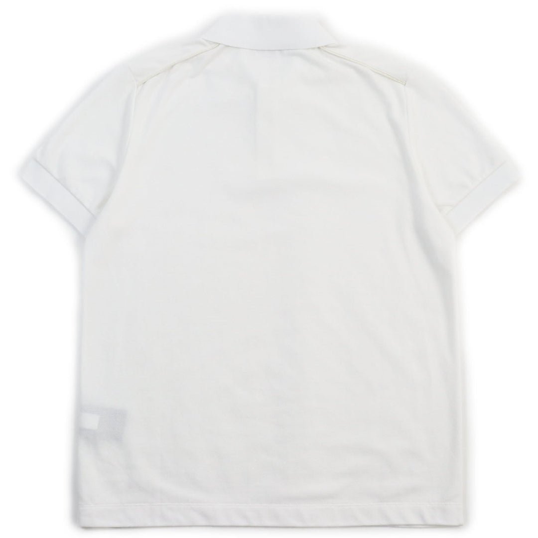 Berluti Short sleeve polo shirt R14JPS25CAET Main: 100% cotton, some parts: sheep leather white mens S Used Authentic