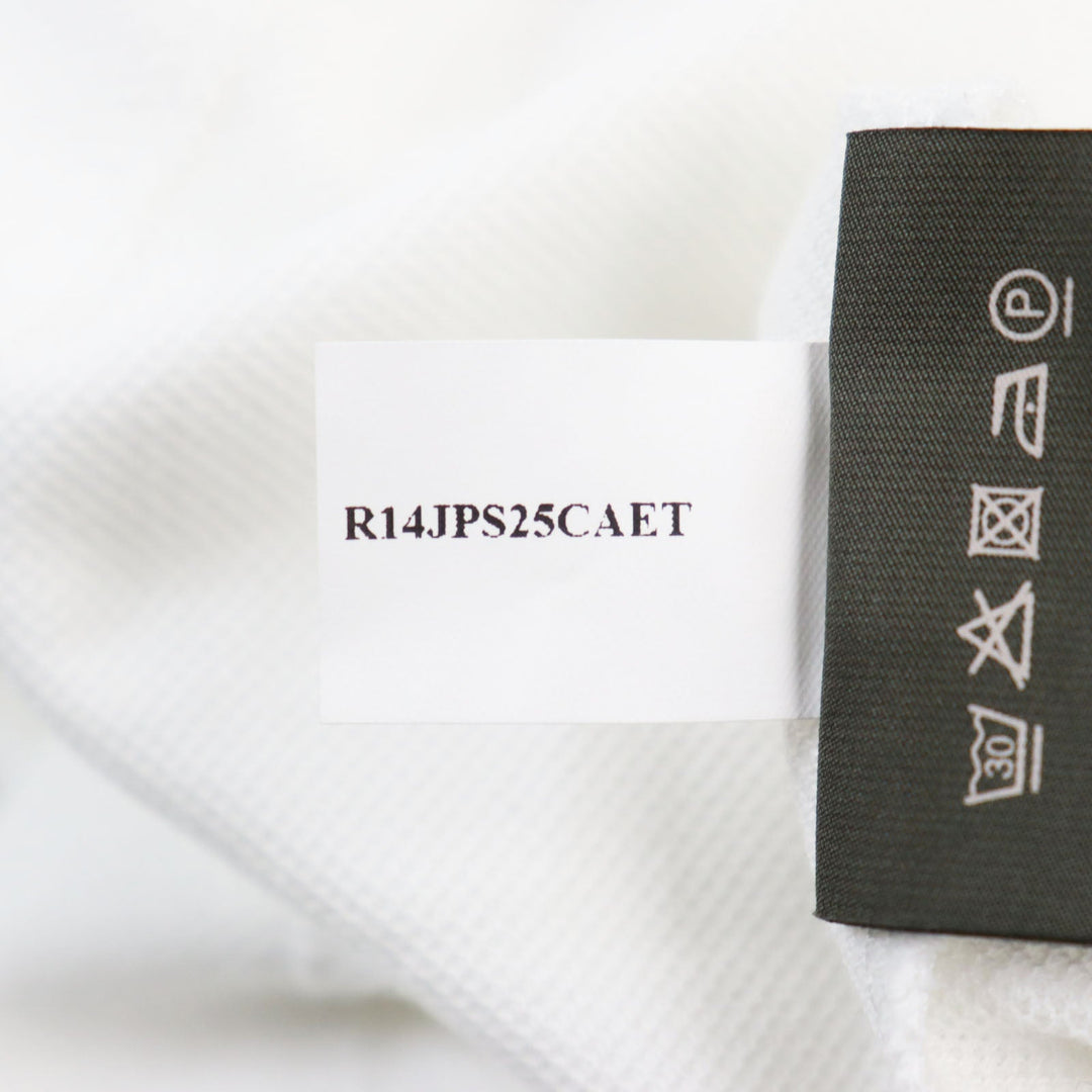 Berluti Short sleeve polo shirt R14JPS25CAET Main: 100% cotton, some parts: sheep leather white mens S Used Authentic