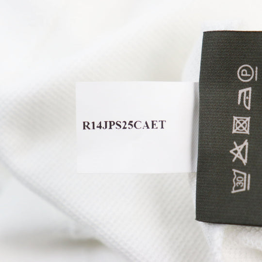 Berluti Short sleeve polo shirt R14JPS25CAET Main: 100% cotton, some parts: sheep leather white mens S Used Authentic