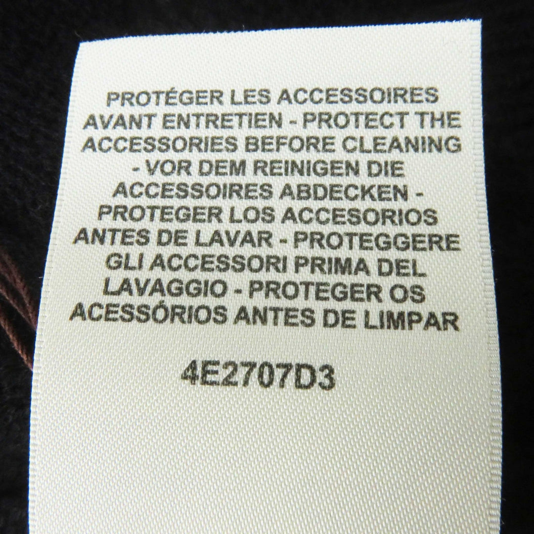 HERMES cardigan 4E2707D3 Outer material: 100% wool, Part: 87% wool, Part: 12% nylon, Part: 1% polyurethane, Front part: 98% wool, 2% nylon black Women 40 Used Authentic
