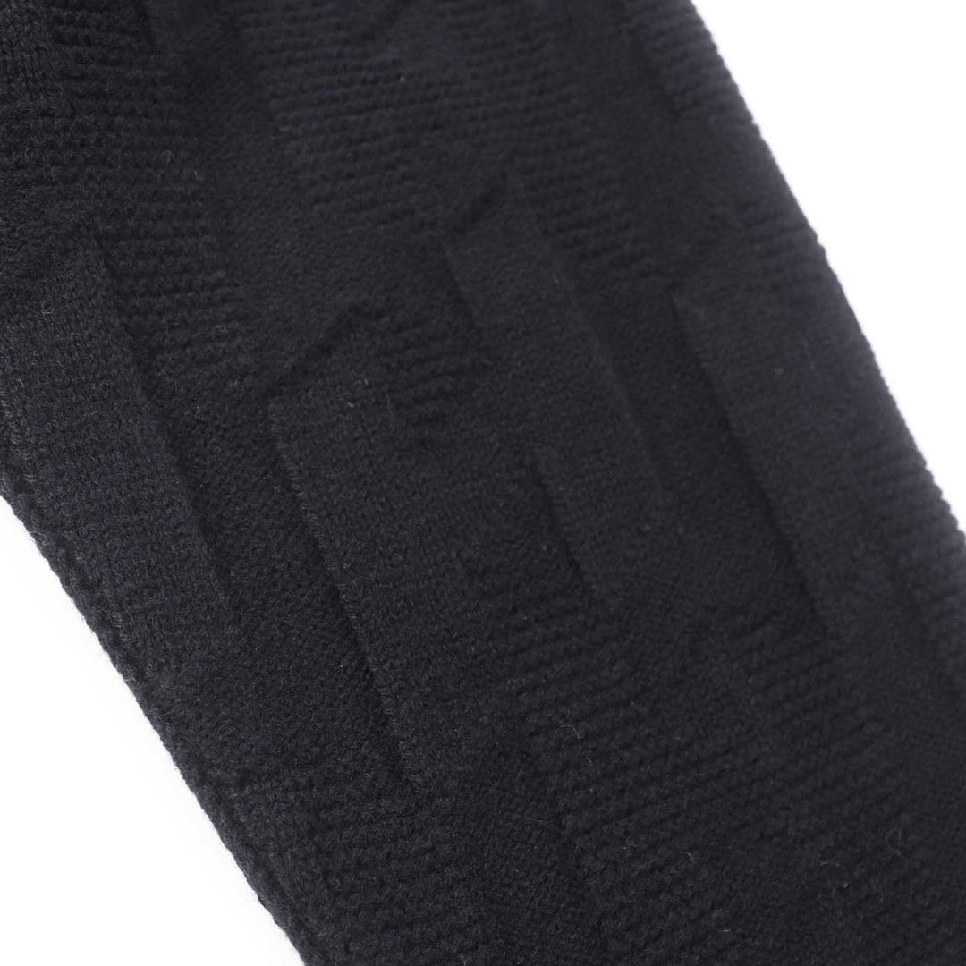 HERMES cardigan 4E2707D3 Outer material: 100% wool, Part: 87% wool, Part: 12% nylon, Part: 1% polyurethane, Front part: 98% wool, 2% nylon black Women 40 Used Authentic