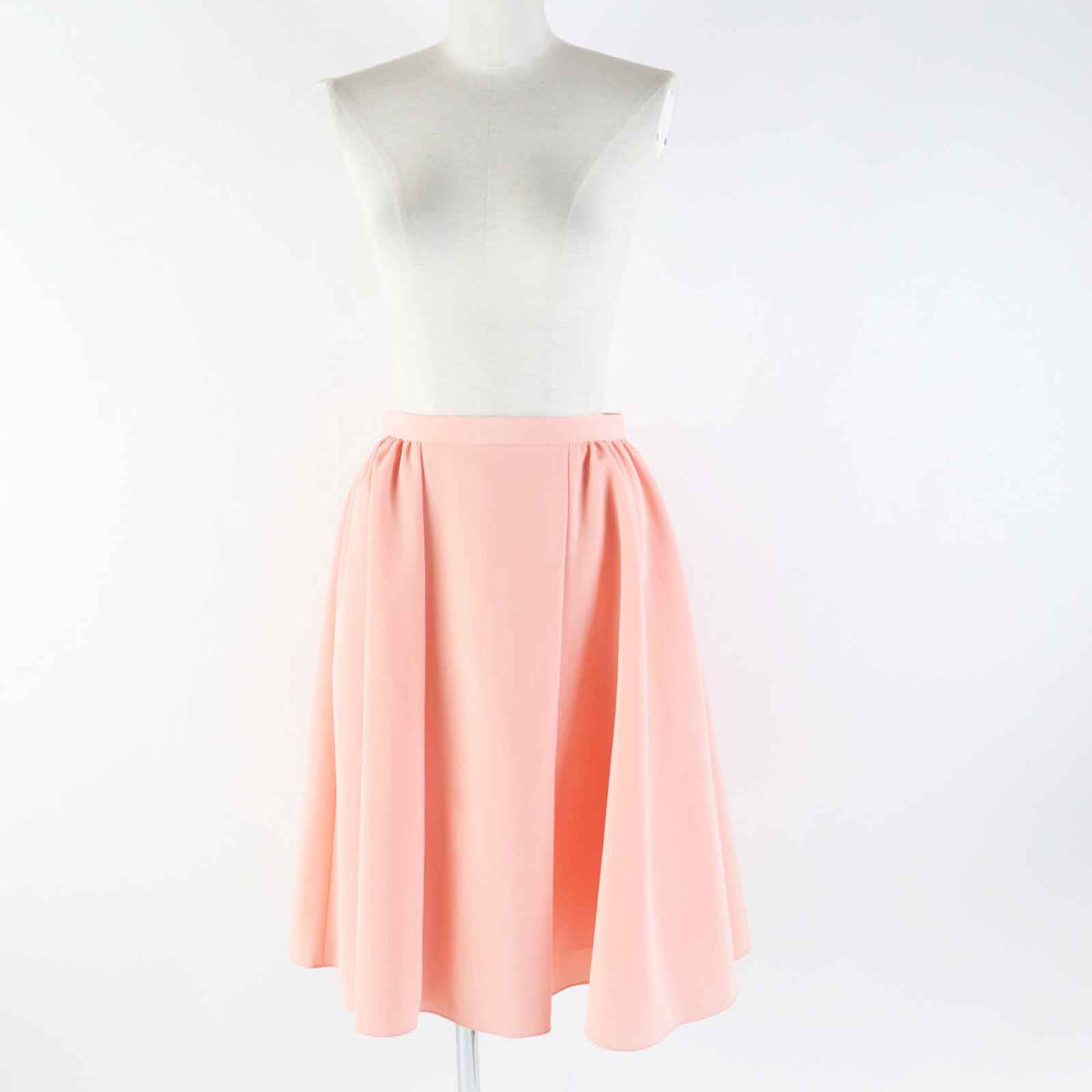 FOXEY NEW YORK skirt 41670 Outer: 66% triacetate, Outer: 34% polyester, Lining: 100% polyester salmon pink CIRCULAR BLOSSOM Women 38 Used Authentic