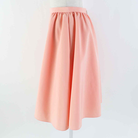 FOXEY NEW YORK skirt 41670 Outer: 66% triacetate, Outer: 34% polyester, Lining: 100% polyester salmon pink CIRCULAR BLOSSOM Women 38 Used Authentic
