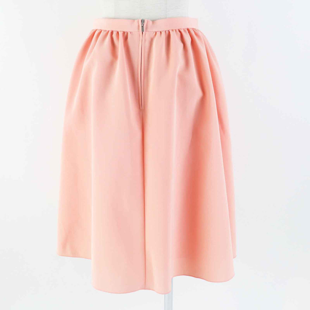 FOXEY NEW YORK skirt 41670 Outer: 66% triacetate, Outer: 34% polyester, Lining: 100% polyester salmon pink CIRCULAR BLOSSOM Women 38 Used Authentic