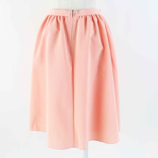 FOXEY NEW YORK skirt 41670 Outer: 66% triacetate, Outer: 34% polyester, Lining: 100% polyester salmon pink CIRCULAR BLOSSOM Women 38 Used Authentic