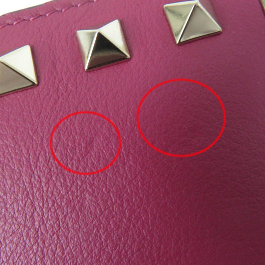 Valentino Garavani Long Wallet Purse NW0P0645 Main: Leather Purple type Women Used Authentic