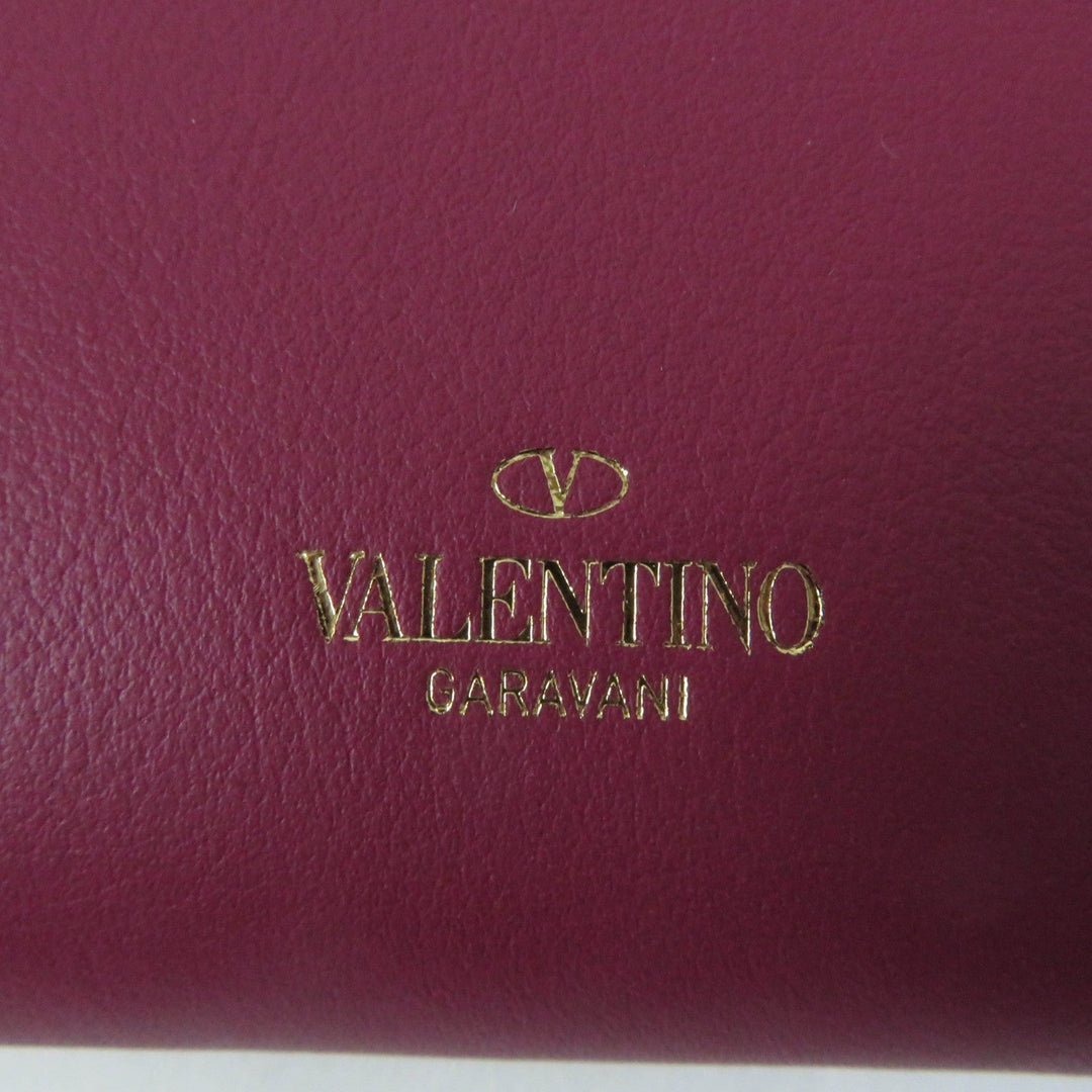 Valentino Garavani Long Wallet Purse NW0P0645 Main: Leather Purple type Women Used Authentic