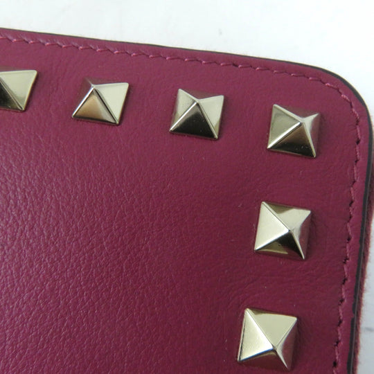 Valentino Garavani Long Wallet Purse NW0P0645 Main: Leather Purple type Women Used Authentic