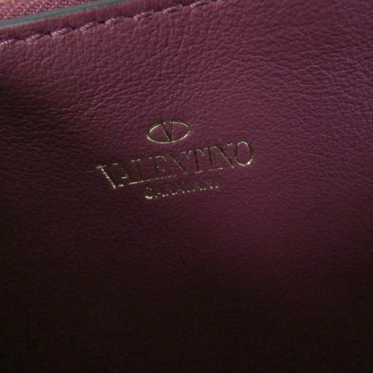 Valentino Garavani Long Wallet Purse NW0P0645 Main: Leather Purple type Women Used Authentic