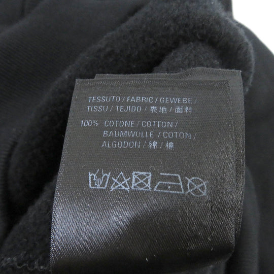 BALENCIAGA Hoodie 570811 Main: 100% cotton black mens M Used Authentic