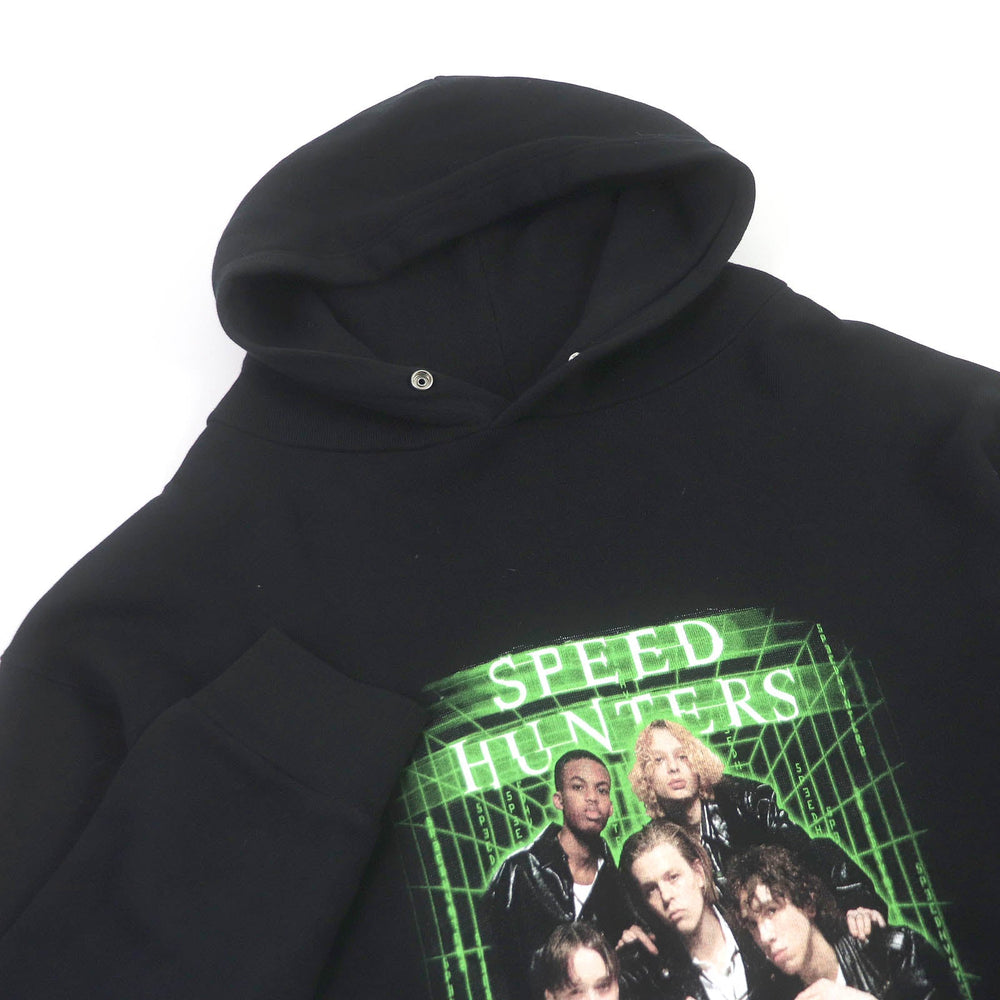 BALENCIAGA Hoodie 559367 Main: 100% cotton black mens S Used Authentic