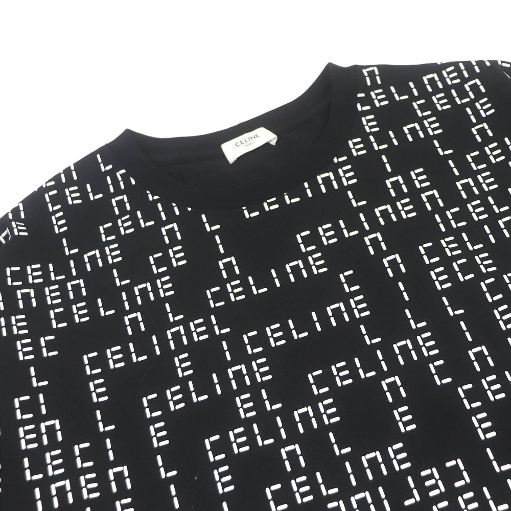 CELINE Short sleeve T-shirt 2X651637O Main: 100% cotton black mens M Used Authentic