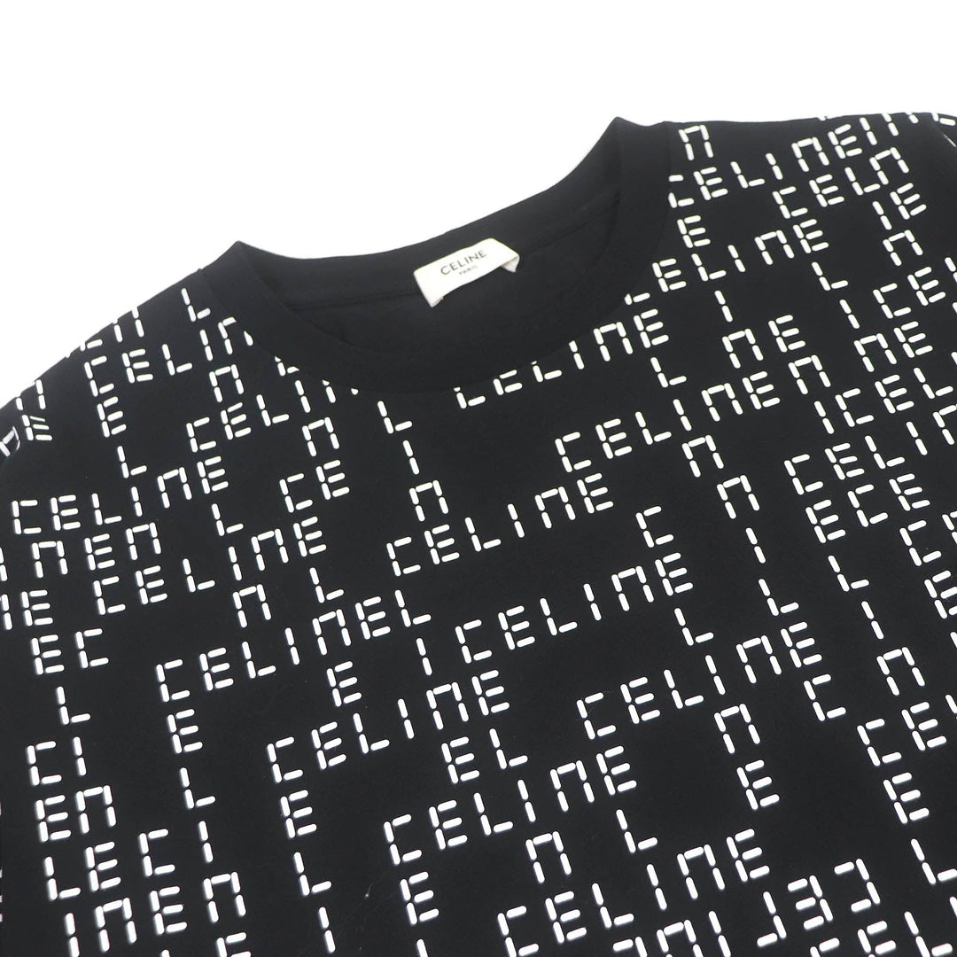 CELINE Short sleeve T-shirt 2X651637O Main: 100% cotton black mens M Used Authentic