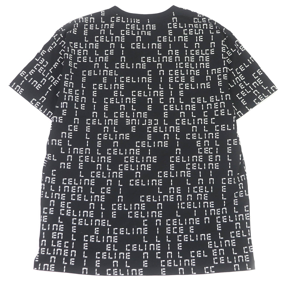CELINE Short sleeve T-shirt 2X651637O Main: 100% cotton black mens M Used Authentic
