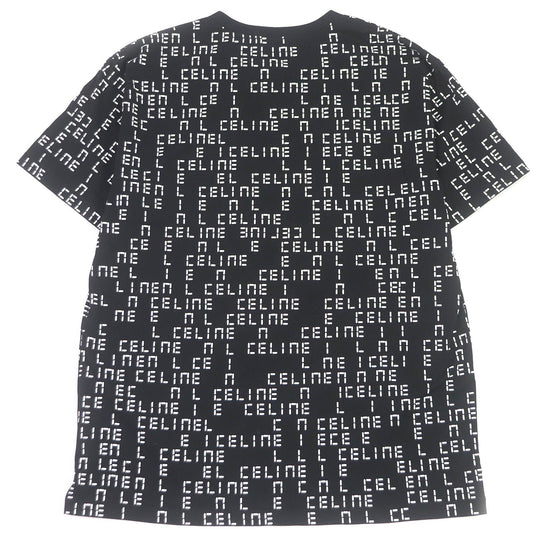 CELINE Short sleeve T-shirt 2X651637O Main: 100% cotton black mens M Used Authentic