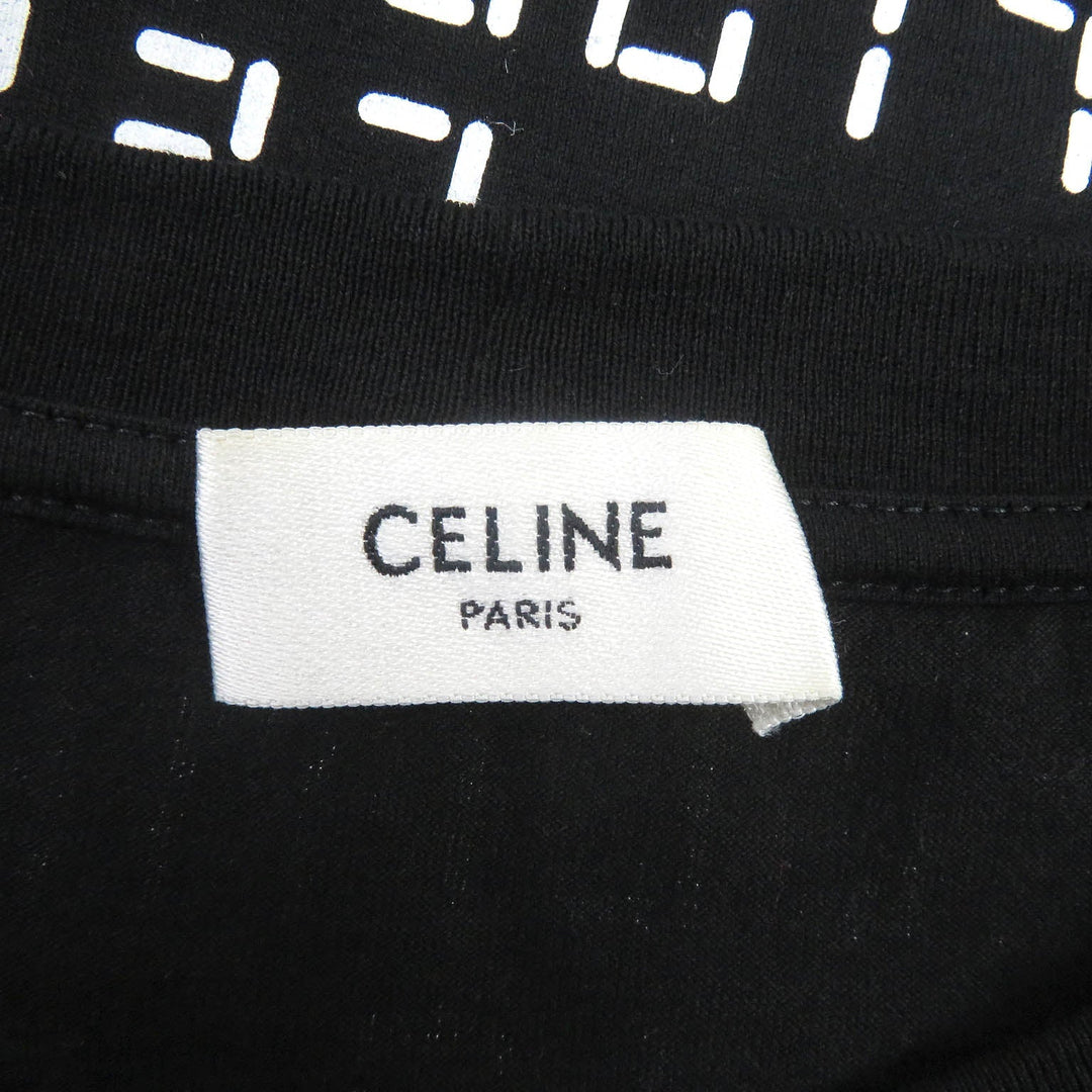 CELINE Short sleeve T-shirt 2X651637O Main: 100% cotton black mens M Used Authentic
