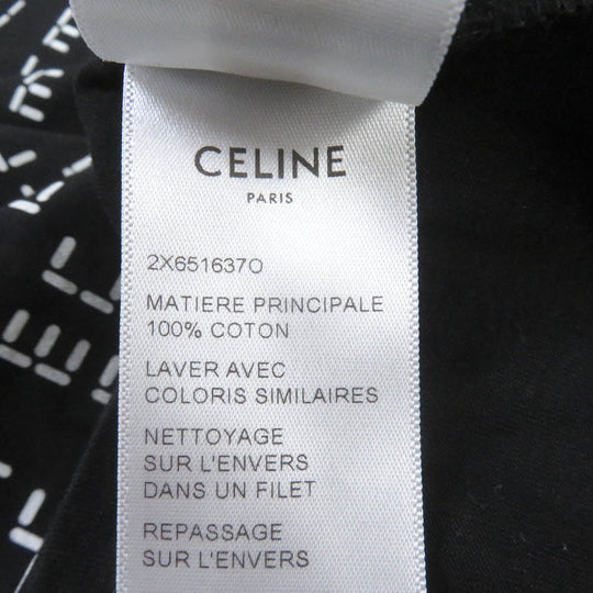 CELINE Short sleeve T-shirt 2X651637O Main: 100% cotton black mens M Used Authentic
