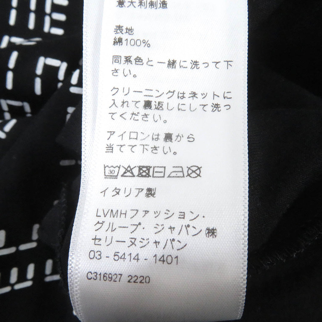 CELINE Short sleeve T-shirt 2X651637O Main: 100% cotton black mens M Used Authentic