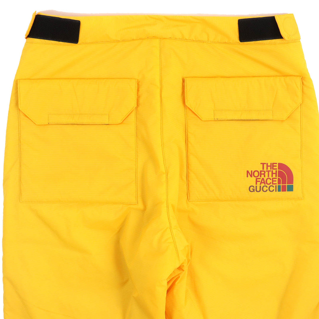 GUCCI cargo pants 663764 Main: 88% nylon, Main: 12% polyurethane, Lining: 100% nylon, Filling: 100% polyester yellow mens S Used Authentic