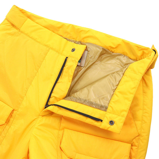 GUCCI cargo pants 663764 Main: 88% nylon, Main: 12% polyurethane, Lining: 100% nylon, Filling: 100% polyester yellow mens S Used Authentic