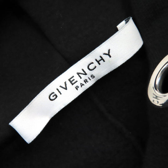 GIVENCHY Hoodie 17J7221653 Outer: 100% cotton, part: 75% rayon, part: 25% polyester, lining: 100% rayon black mens S Used Authentic
