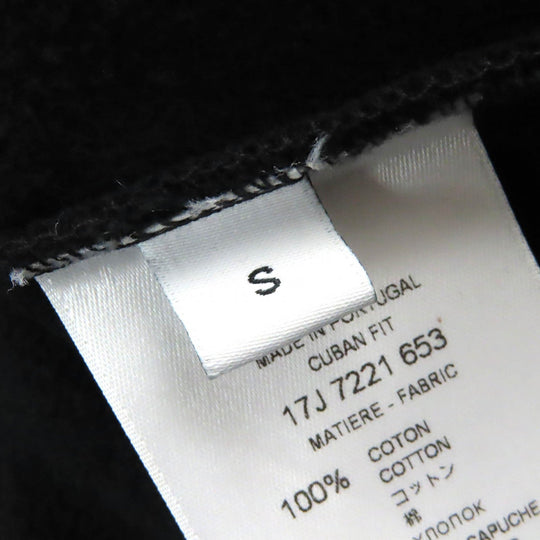 GIVENCHY Hoodie 17J7221653 Outer: 100% cotton, part: 75% rayon, part: 25% polyester, lining: 100% rayon black mens S Used Authentic