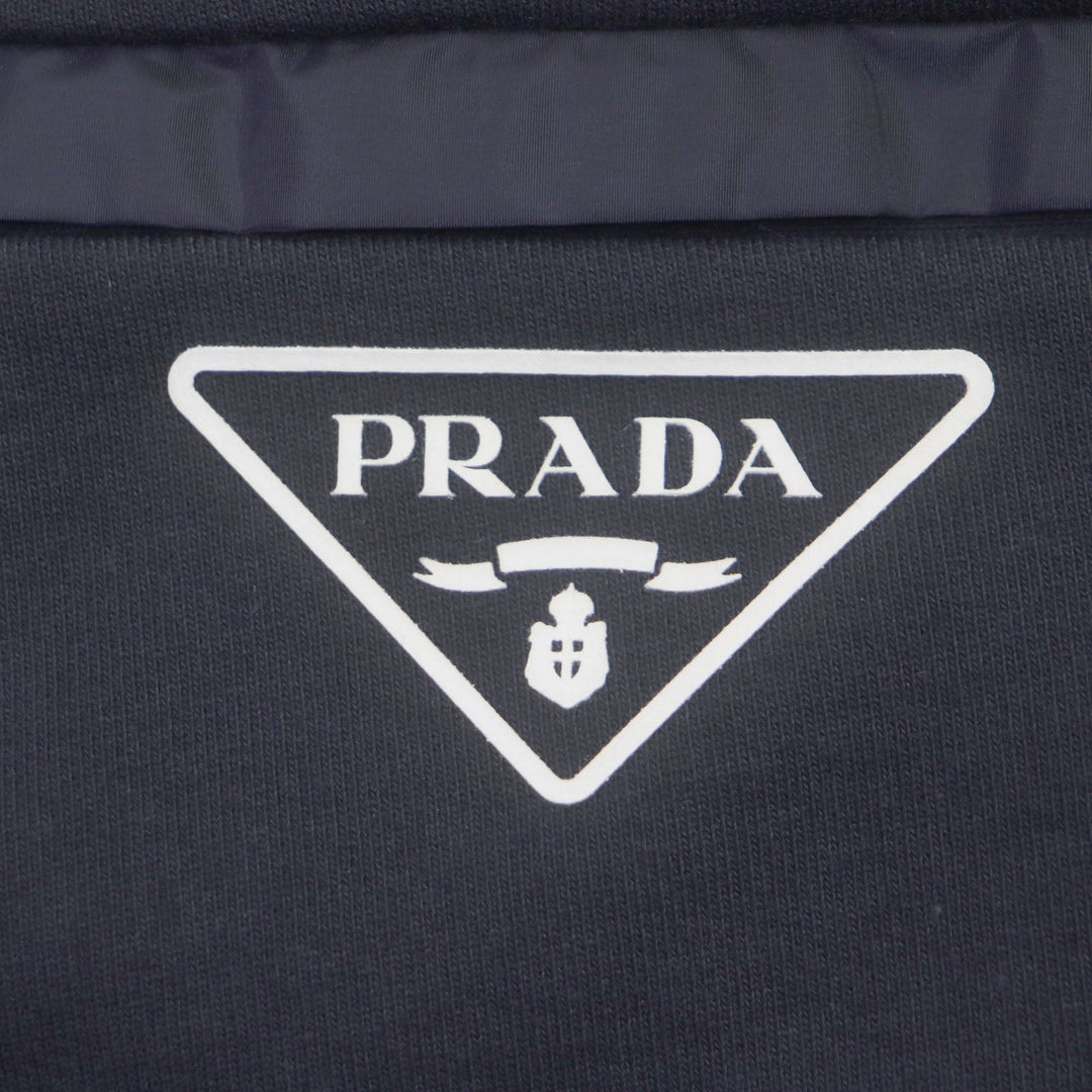 PRADA Shorts UJP212 Main: 100% cotton, Part: 100% polyamide Navy Bermuda mens S Used Authentic