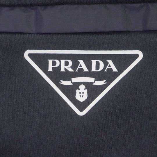 PRADA Shorts UJP212 Main: 100% cotton, Part: 100% polyamide Navy Bermuda mens S Used Authentic