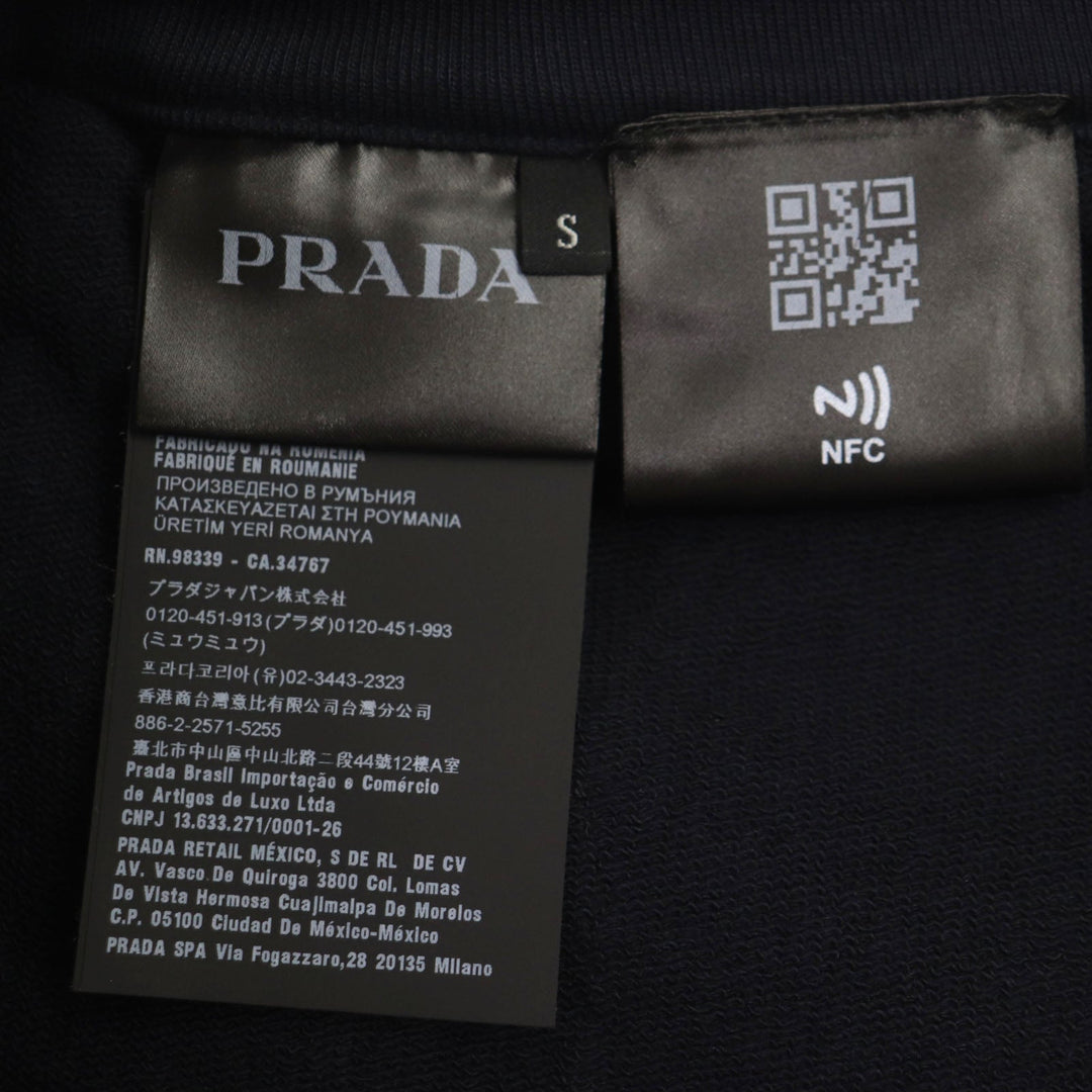 PRADA Shorts UJP212 Main: 100% cotton, Part: 100% polyamide Navy Bermuda mens S Used Authentic
