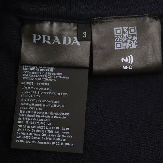 PRADA Shorts UJP212 Main: 100% cotton, Part: 100% polyamide Navy Bermuda mens S Used Authentic